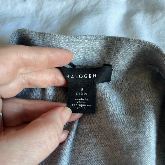 Halogen cashmere blend long cardigan - Picture 4 of 5